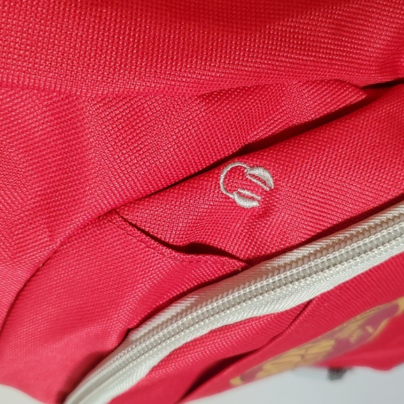 Bronze Olympian Backpack Red Grey Quality NWOT Multi Pocket Laptop water bottle - Picture 4 of 11